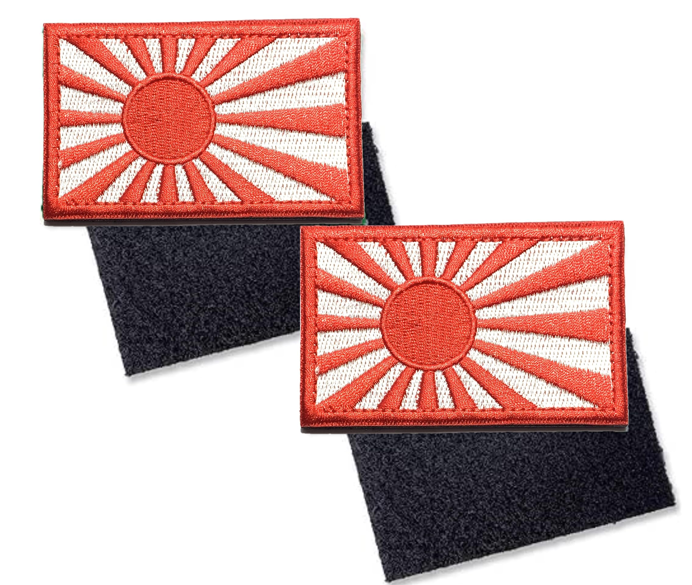 Amazon.co.jp: 【Shiseikokusai 】旭日旗ワッペン 旭日旗 高密度刺繍